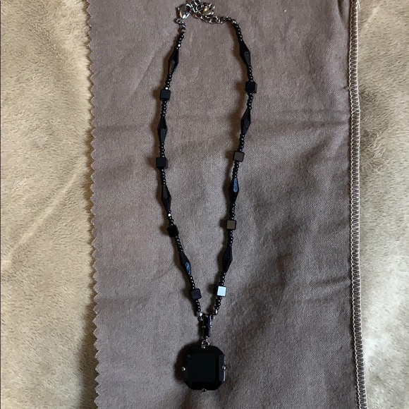Carolee Jewelry - Carolee black stone necklace.